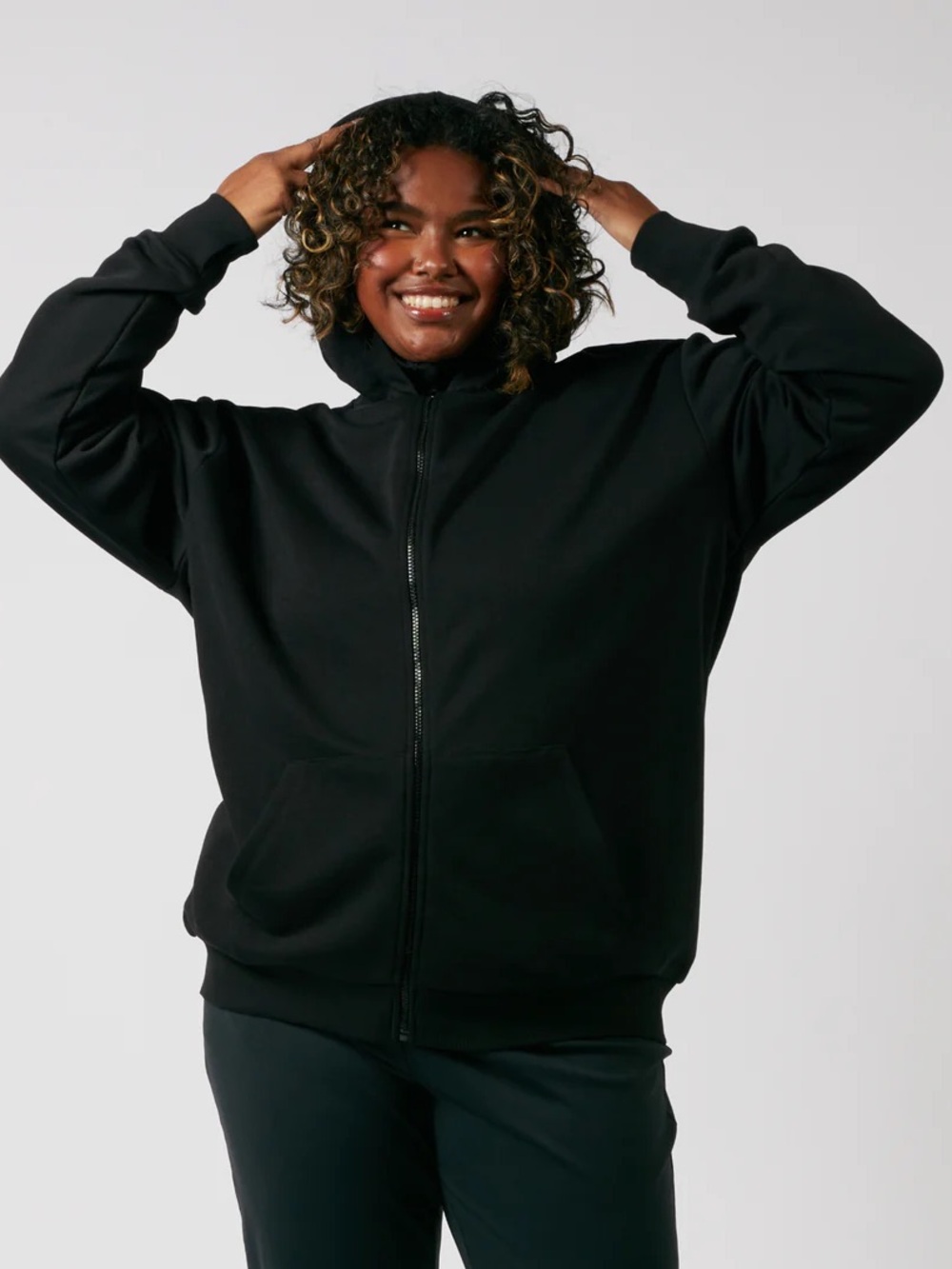 TomboyX Black Nonstop Hoodie